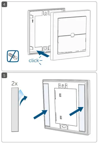homematic HmIP WRCC2 Wall mount Remote Control Flat - 3