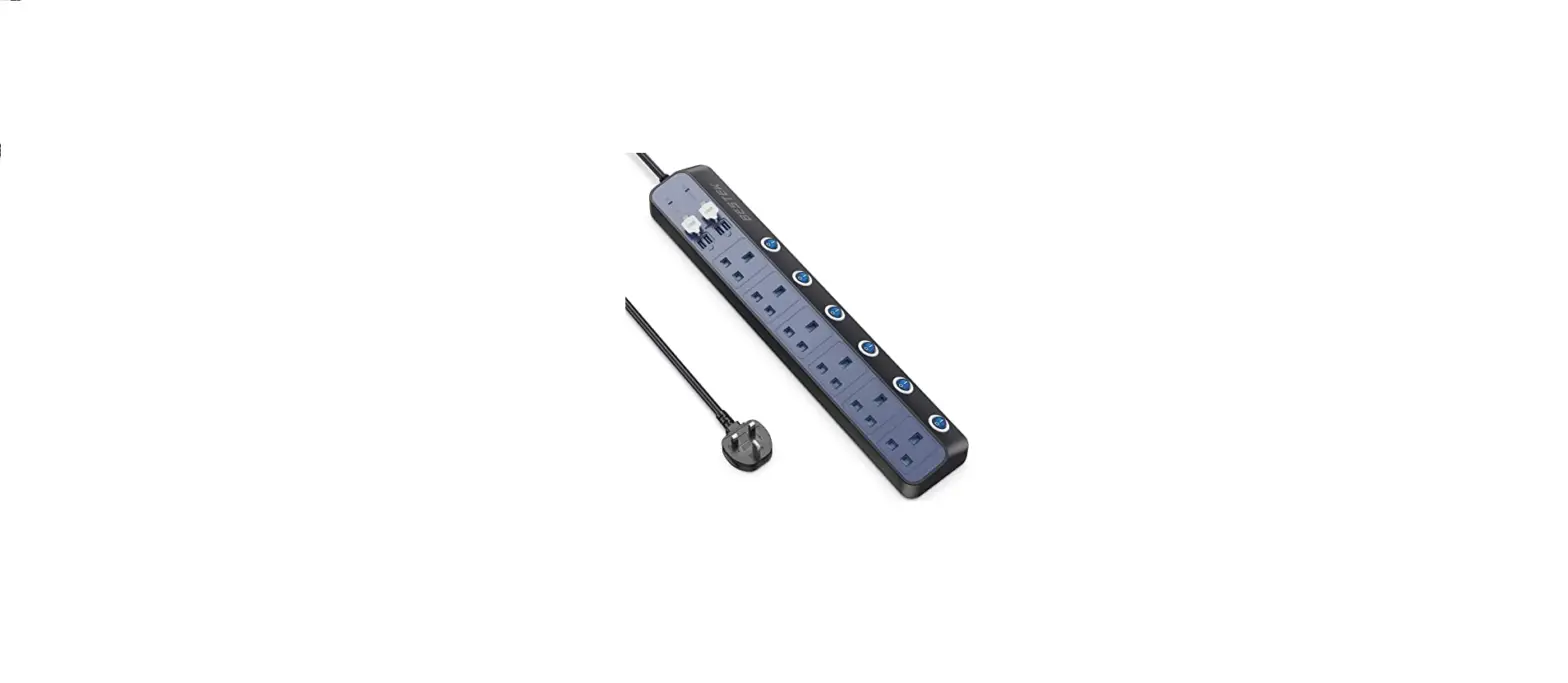 Vonhaus 3500038 6 Gang 2 Usb Extension Lead User Guide