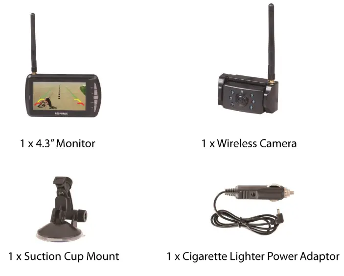 RESPONSE Long Range Reversing Camera KIt - box