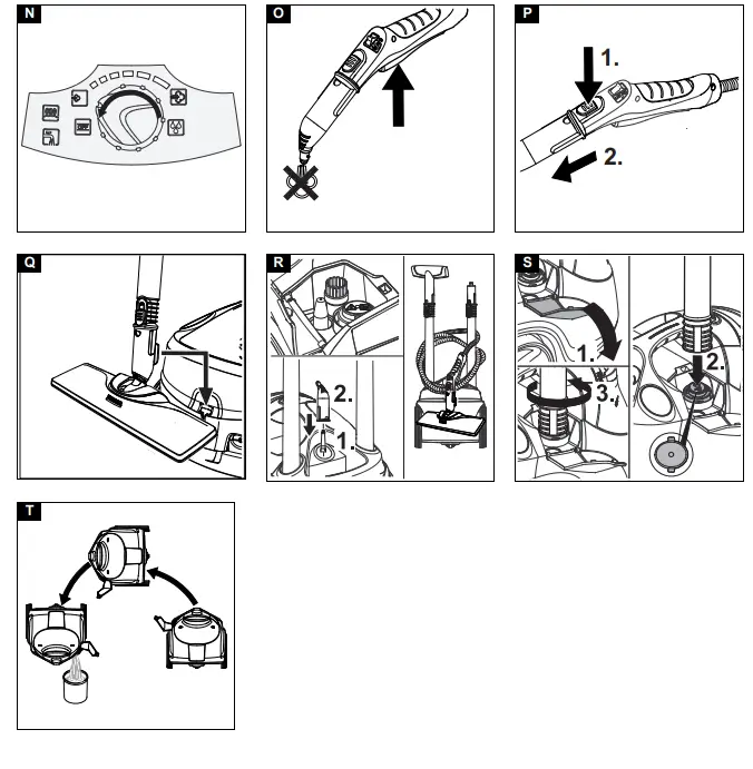 KARCHER SC 5 EasyFix Steam Cleaner Rechargeable Water Tank-FIG3
