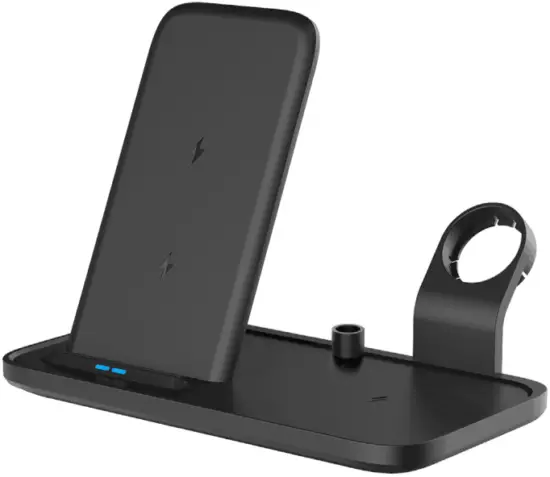 DELTACO QI 1036 2 In1 Wireless Charger
