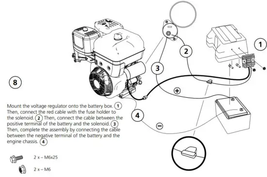 LOGOSOL LONCIN 15HP Gasoline Engine - figure 8