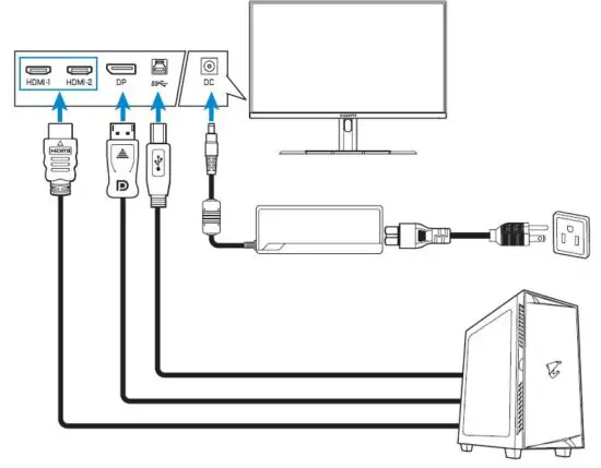 GIGABYTE G24F 23.8inch IPS 165hz HDR10 Gaming Monitor 1