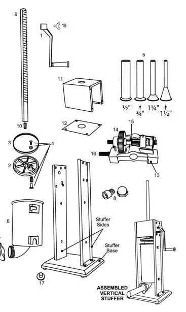 AVANTCO-177SS30V-Stainless-Steel-Sausage-Stuffers-FIG-4