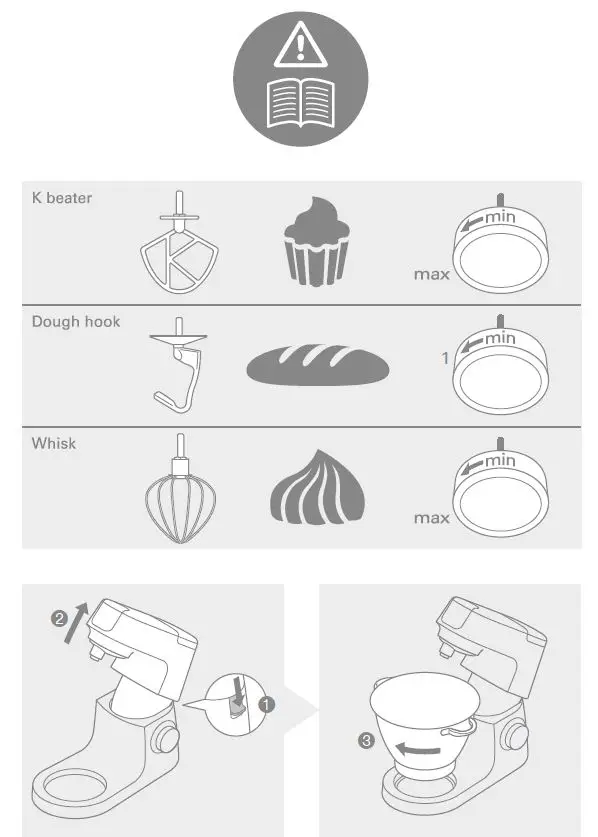 KENWOOD KVC51 Chef Sense Hand and Stand fig-2