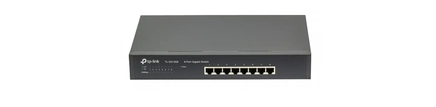 Tp Link Tl-sg1008 8-port Gigabit Ethernet Unmanaged Switch Instruction Manual