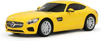 JAMARA 405074 Mercedes-AMG GT Yellow Kids Car