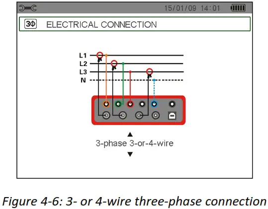 UNI T UT285C Power Quality Analyzer - phase network 3