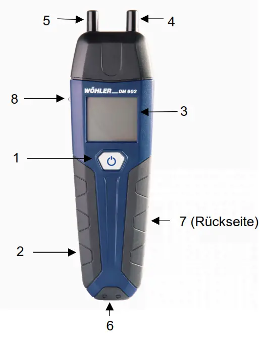 Wohler DM 602 Digital Manometer - fig1