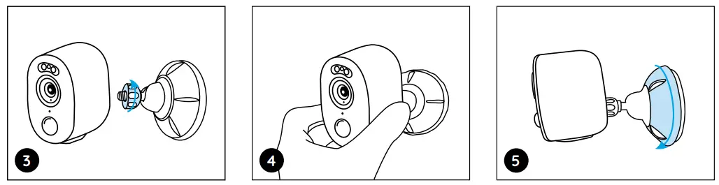 reolink REO-AG3-PRO Argus 3 Series Smart Wireless Camera with Motion Spotlight - Mount the Camera2
