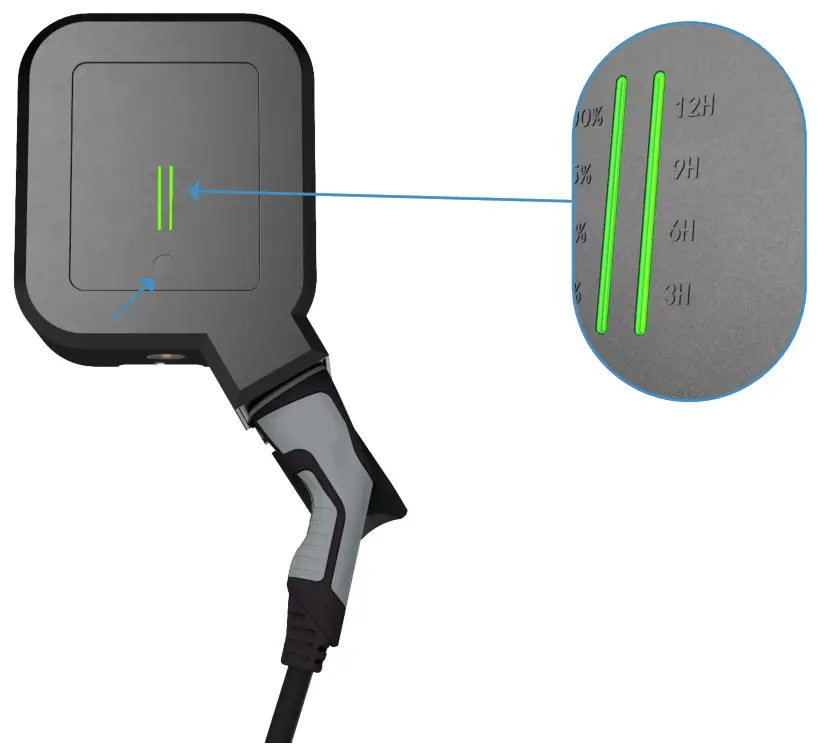 QLight 6611000 Qudo Charging Box 22kW 1+3-phase Type2 - Delay charging settings