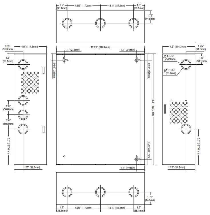 Enclosure Dimensions