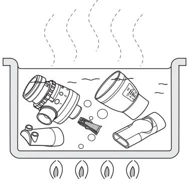 OMRON NE C300 E Compressor Nebulizer A3 Complete - works 1