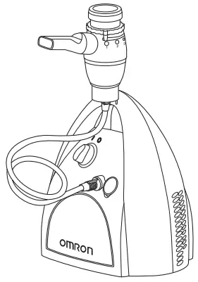 OMRON NE C300 E Compressor Nebulizer A3 Complete