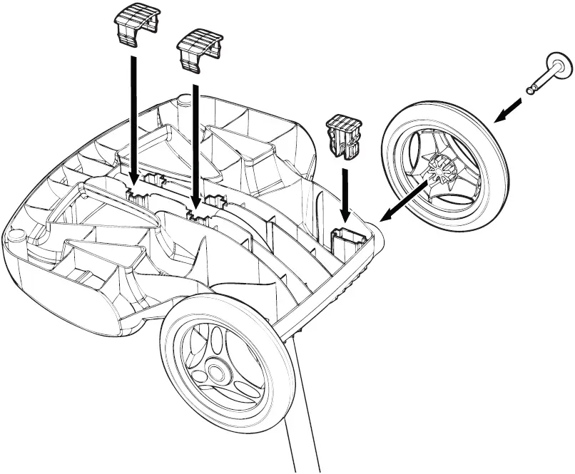 POLARIS F9350 Sport 2WD Robotic Cleaner with Easy Lift 05