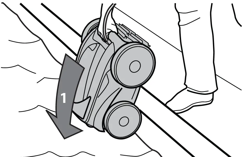 POLARIS F9350 Sport 2WD Robotic Cleaner with Easy Lift 16