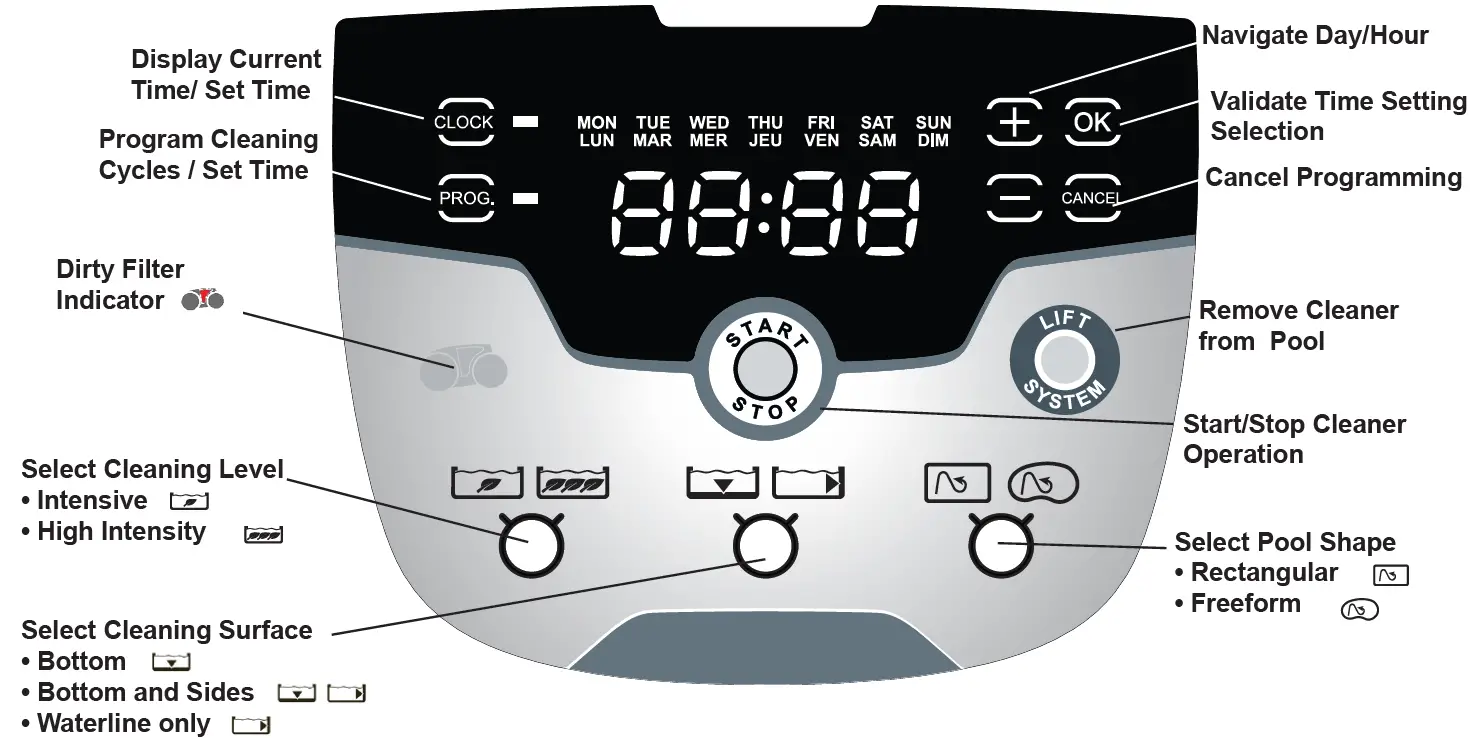 POLARIS F9350 Sport 2WD Robotic Cleaner with Easy Lift 22