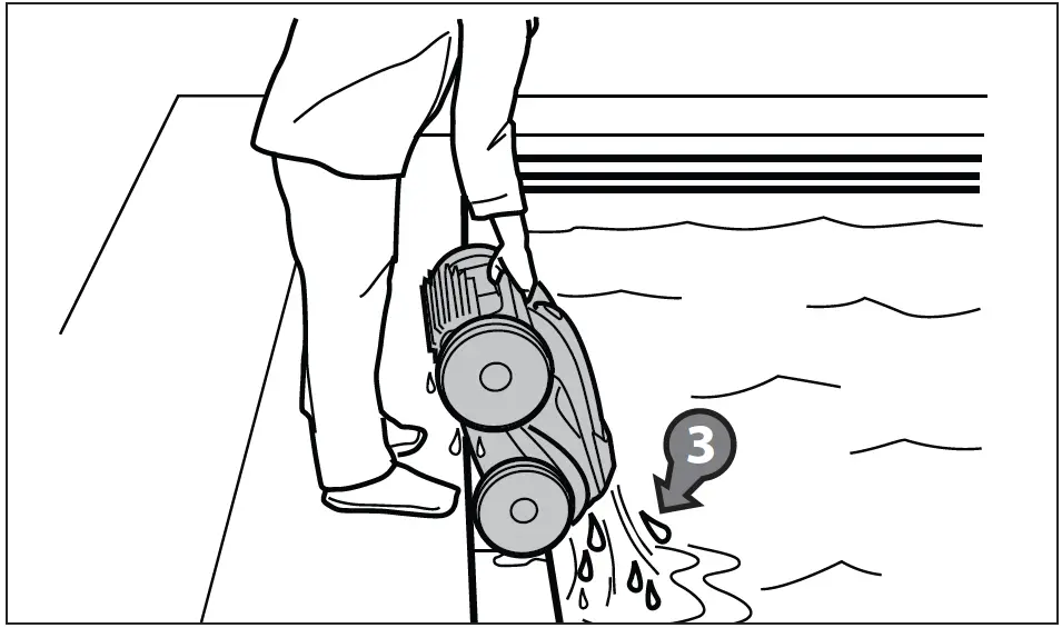 POLARIS F9350 Sport 2WD Robotic Cleaner with Easy Lift 23