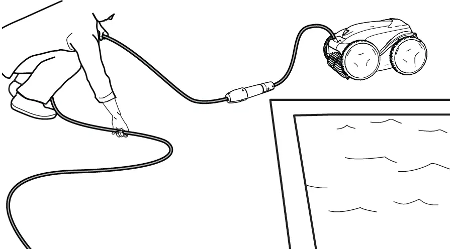 POLARIS F9350 Sport 2WD Robotic Cleaner with Easy Lift 30