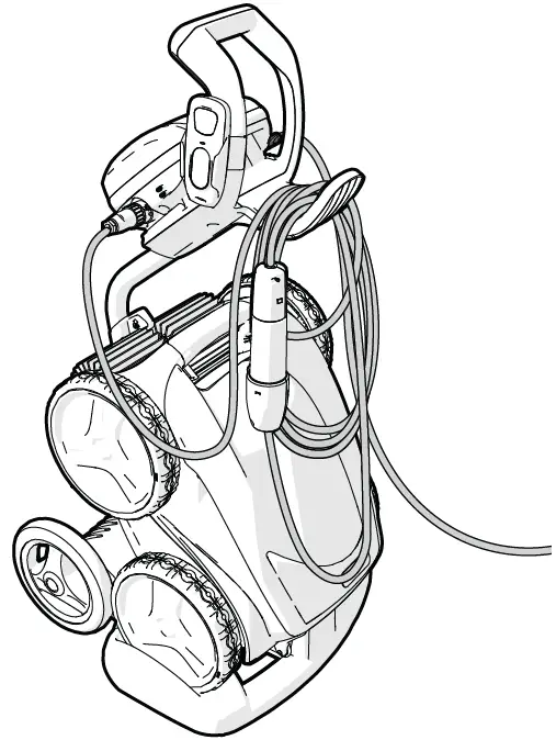 POLARIS F9350 Sport 2WD Robotic Cleaner with Easy Lift 32