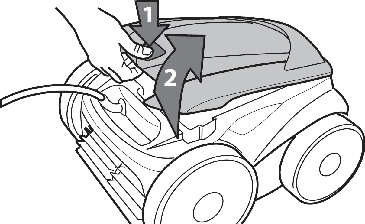 POLARIS F9350 Sport 2WD Robotic Cleaner with Easy Lift 41