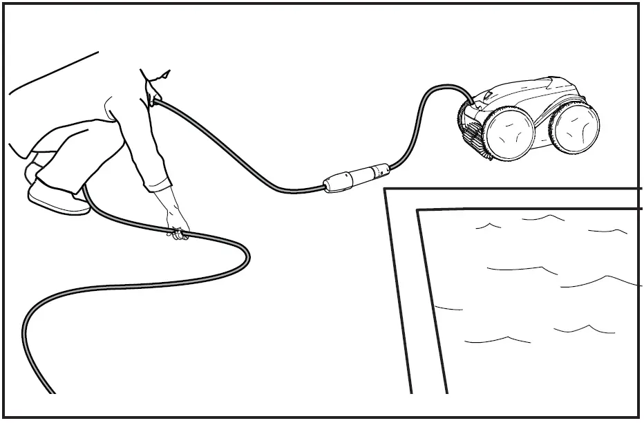 POLARIS F9350 Sport 2WD Robotic Cleaner with Easy Lift 46