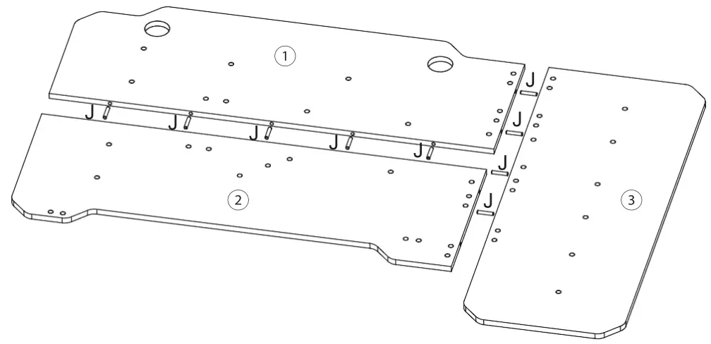 BILBIL L59 Electric Height Adjustable Standing Desk - fig 2