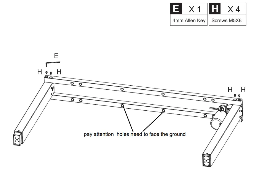 BILBIL L59 Electric Height Adjustable Standing Desk - fig 6