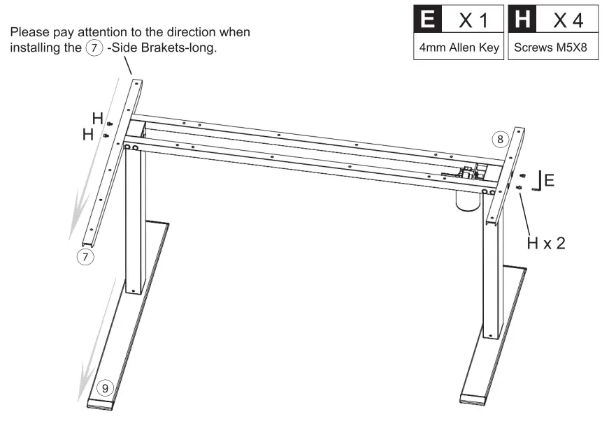 BILBIL L59 Electric Height Adjustable Standing Desk - fig 8