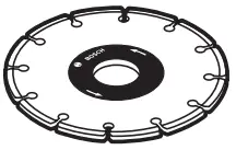 BOSCH Professional Akku Winkelschleifer GWS 12V 76 - FIG 8