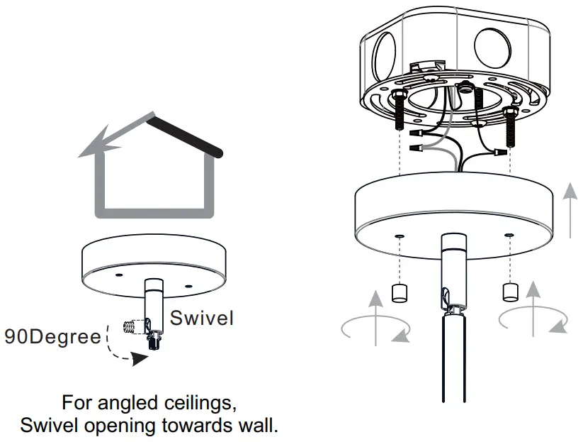 QUOIZEL GDN2820BN 20 Inch Gadsen 4 Light Brushed Nickel Pendant Ceiling Light - FIG 12