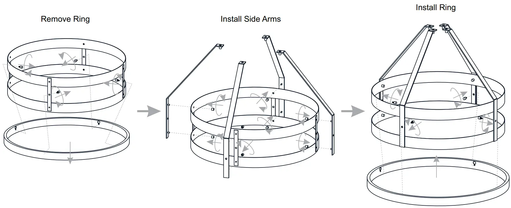 QUOIZEL GDN2820BN 20 Inch Gadsen 4 Light Brushed Nickel Pendant Ceiling Light - FIG 6