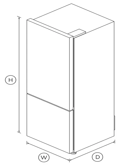 FISHER-PAYKEL-RF402BLYX6-635mm-Freestanding-Refrigerator-Freezer-fig-1
