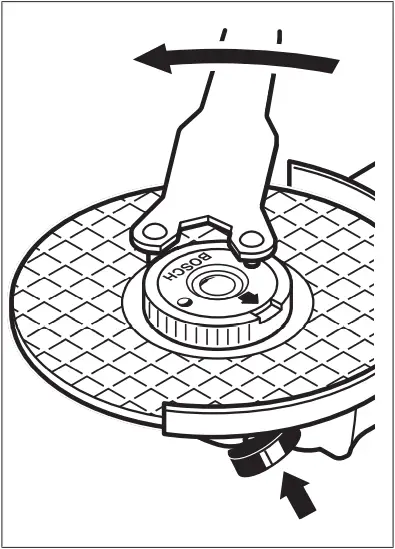 GWS 14-125 - spindle lock 2