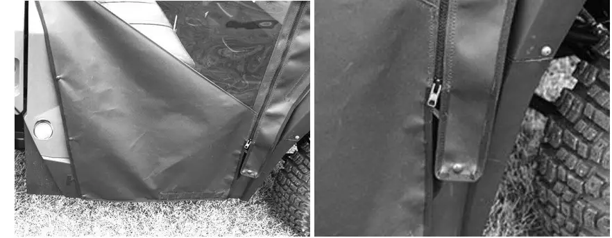 FALCON RIDGE KY-450-FC05 Kymco UXV Full Cab & Vent Windshield - Figure 4