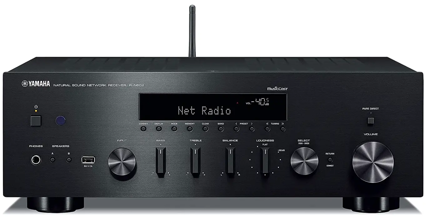 Yamaha R-N602 Network Hi-Fi Receiver with WiFi-MusicCast
