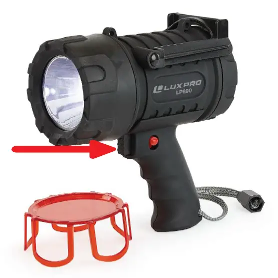 LUXPRO LP 880 Rechargeable LED Spotlight 3