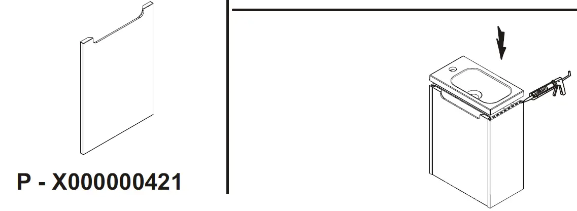 RAVAK X000000419 Classic Cabinet Washbasin 04