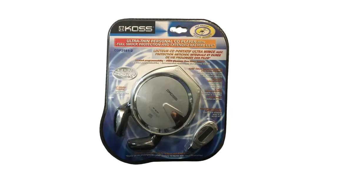 Koss Cdp2581 Personal Cd Player Owner's Manual