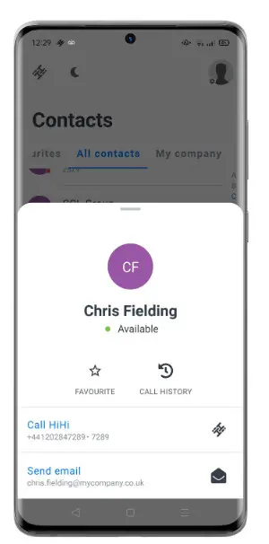 Apps HiHi Connect 2 App User - mobile anfothdfdfger