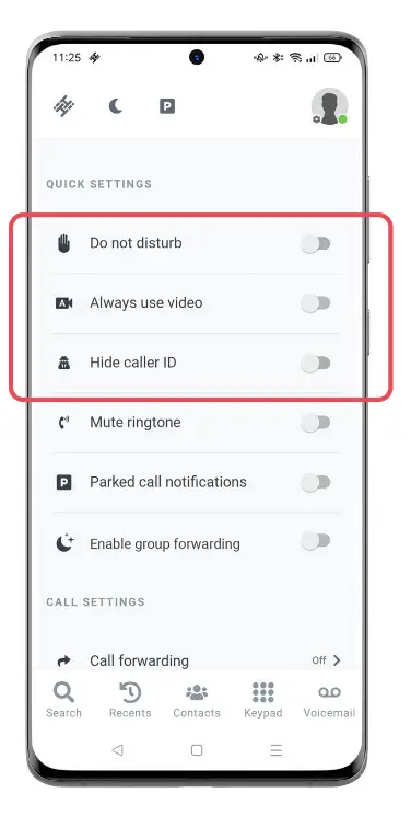 Apps HiHi Connect 2 App User - mobile selecting