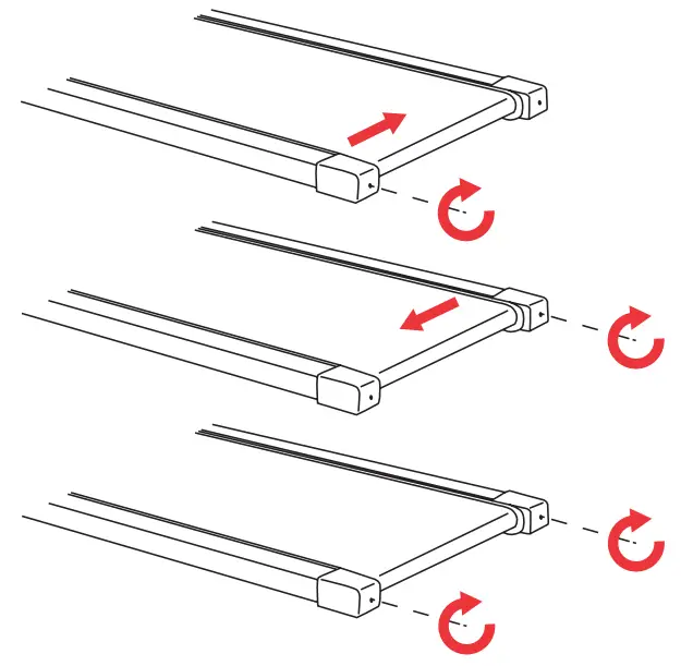 FITFIU MC 400 Treadmill - ADJUSTMENT