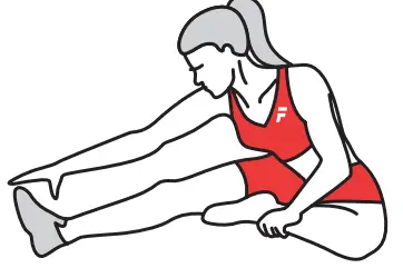 FITFIU MC 400 Treadmill - HAMSTRING STRETCH