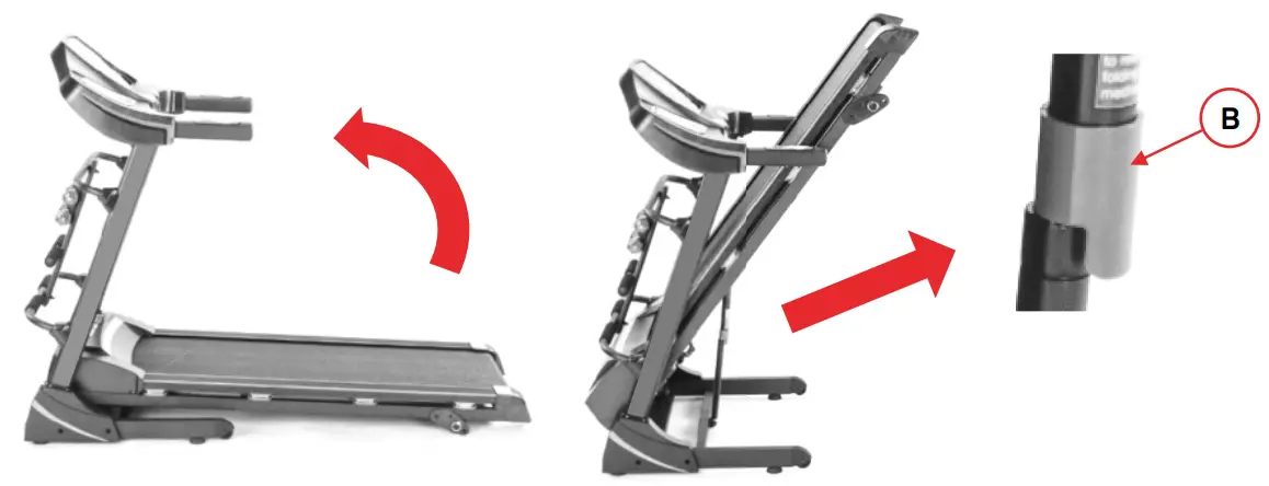 FITFIU MC 400 Treadmill - UNFOLDING