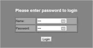1.2.1 Login Interface