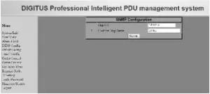 1.2.6 SNMP Configuration setting Interface