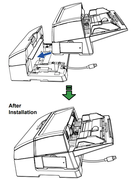 Fujitsu fi 760PRB Imprinter - Inside 10