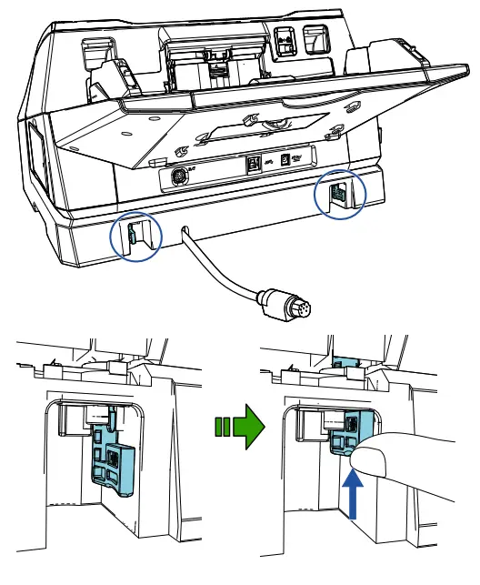 Fujitsu fi 760PRB Imprinter - Inside 11