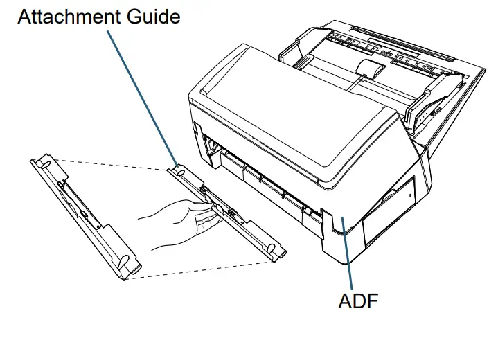 Fujitsu fi 760PRB Imprinter - Inside 2