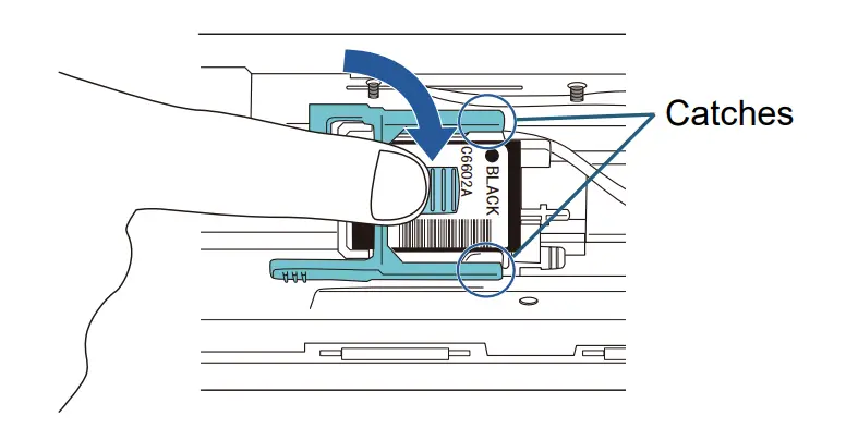 Fujitsu fi 760PRB Imprinter - Inside 21